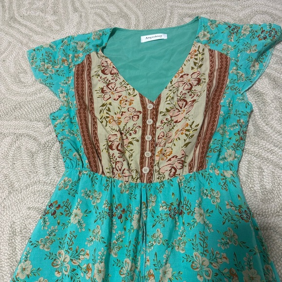 Cotton mint green dress! - Picture 6 of 6